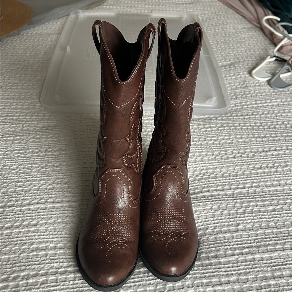 Cat & Jack Brown Kids Boots